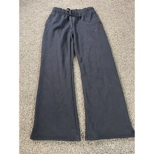 Under Armour Wide Leg Fleece Sweatpants Women's Size Small Black  Baggy